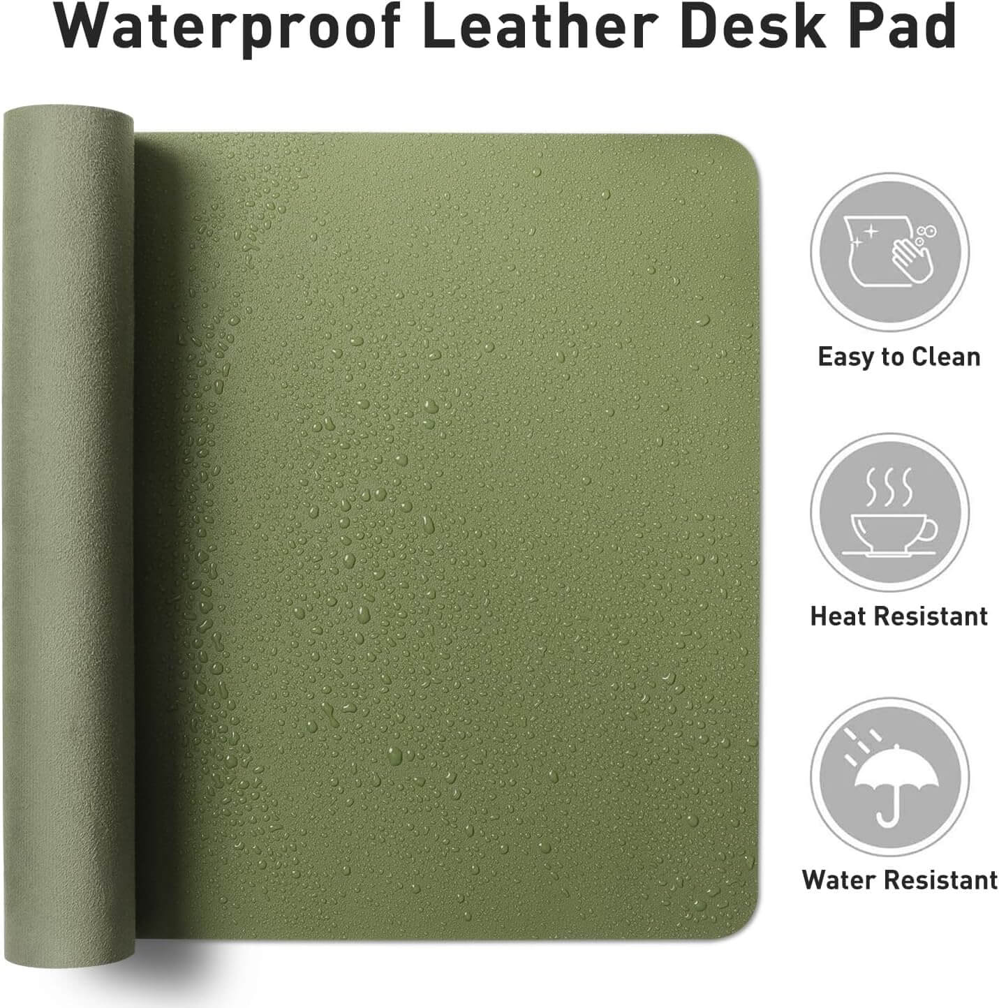 Double Face PU Leather Desk Mat
