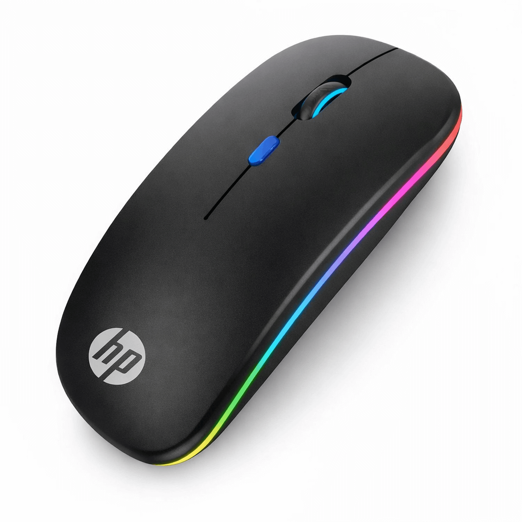 2.4GHz Wireless Optical Mouse USB Rechargeable RGB Cordless Mice For PC Laptops