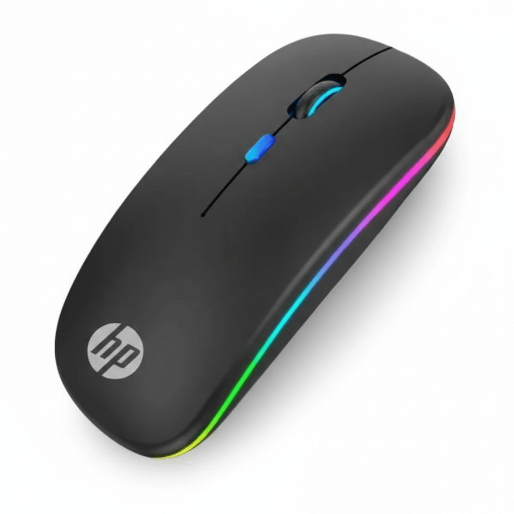 2.4GHz Wireless Optical Mouse USB Rechargeable RGB Cordless Mice For PC Laptops