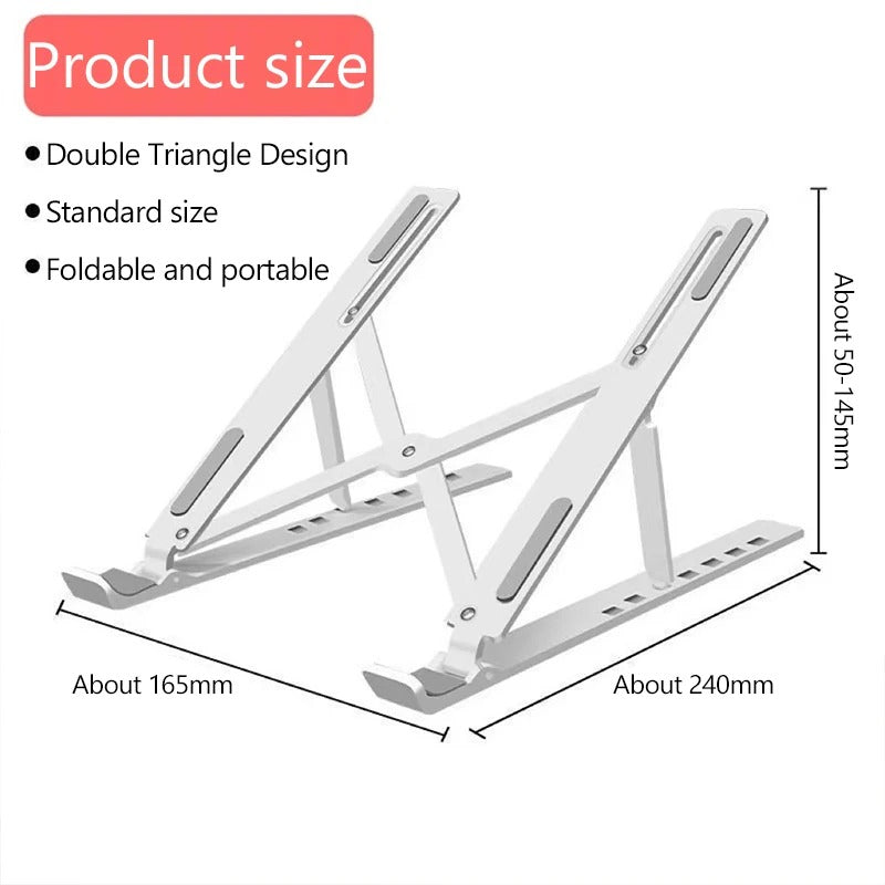 Folding Adjustable Aluminum Laptop Stand