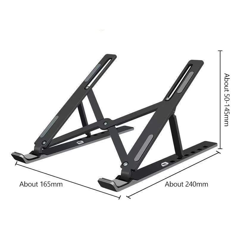 Folding Adjustable Aluminum Laptop Stand