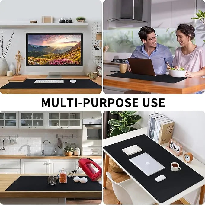 Double Face PU Leather Desk Mat